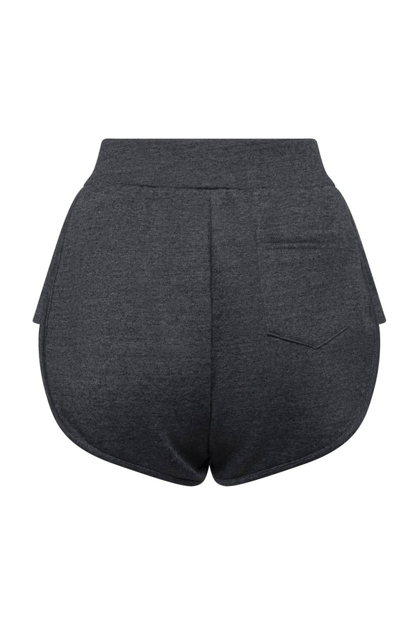 Charcoal Sweat Shorts - Bottoms - Wolfe Co. Apparel and Goods