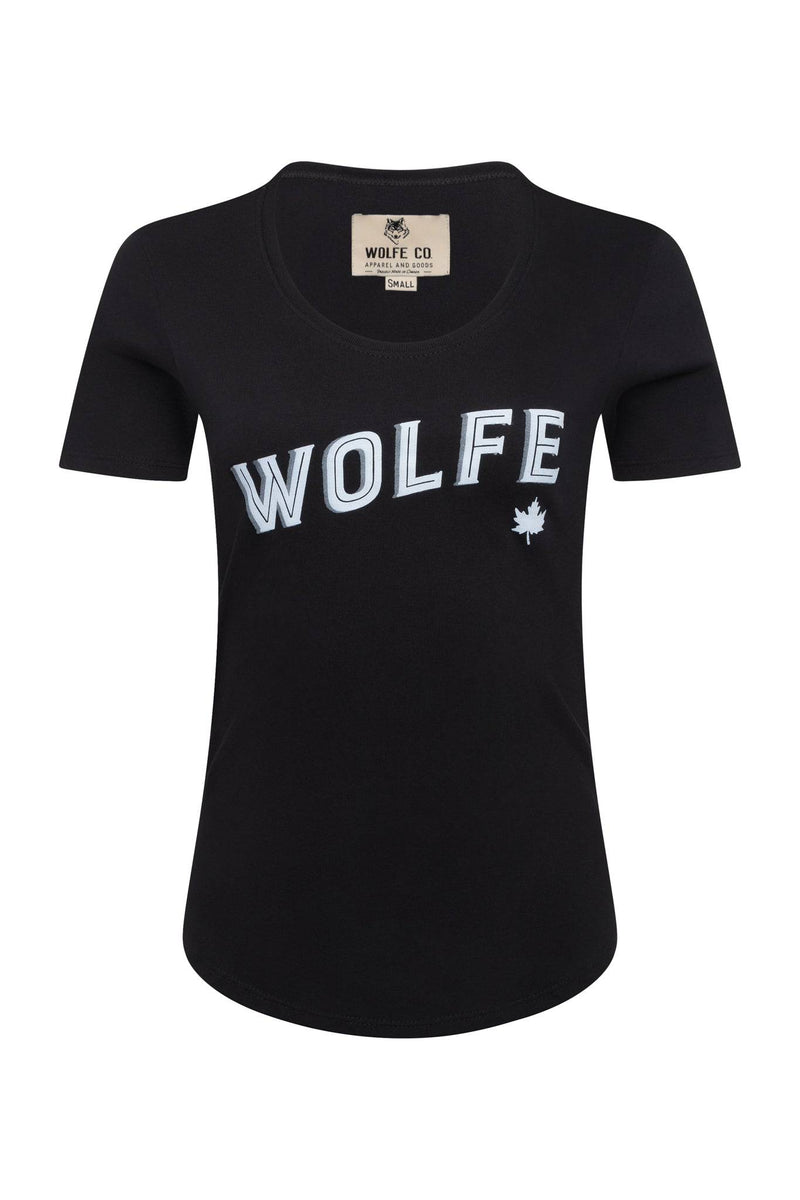 Langley Women's Scoop Black - Tops - Wolfe Co. Apparel and Goods
