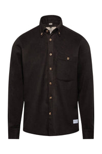 Carob Wool Button Down