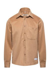 Sand Wool Button Down