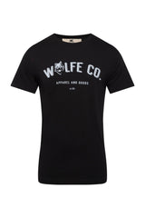 Reilly Black T-Shirt - Tops - Wolfe Co. Apparel and Goods