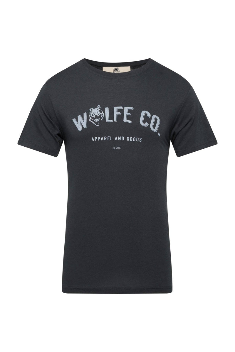 Reilly Charcoal T-Shirt - Tops - Wolfe Co. Apparel and Goods
