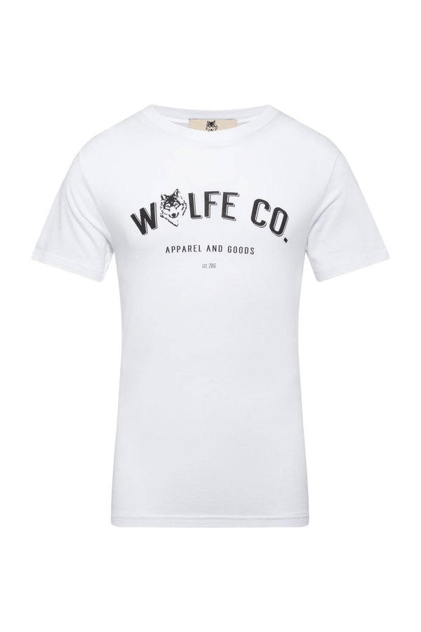 Reilly White T-Shirt - Tops - Wolfe Co. Apparel and Goods