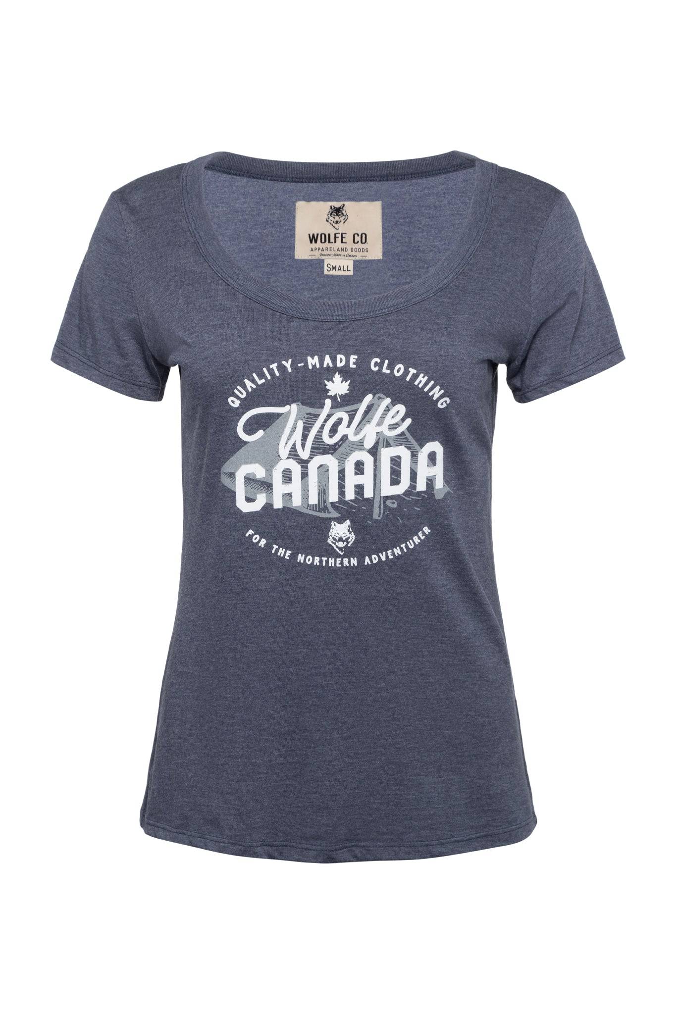 Navy Adventure Flowy Top - Tops - Wolfe Co. Apparel and Goods