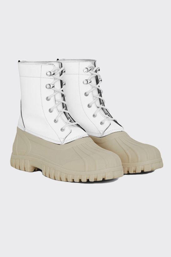 White Anatra Boot - Boots - Wolfe Co. Apparel and Goods