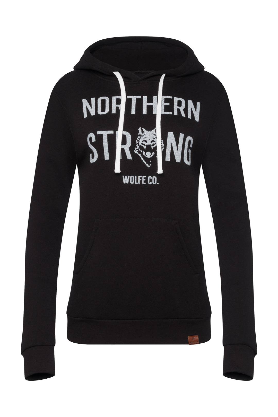 Northern Strong Pullover Hoodie - Tops - Wolfe Co. Apparel and Goods