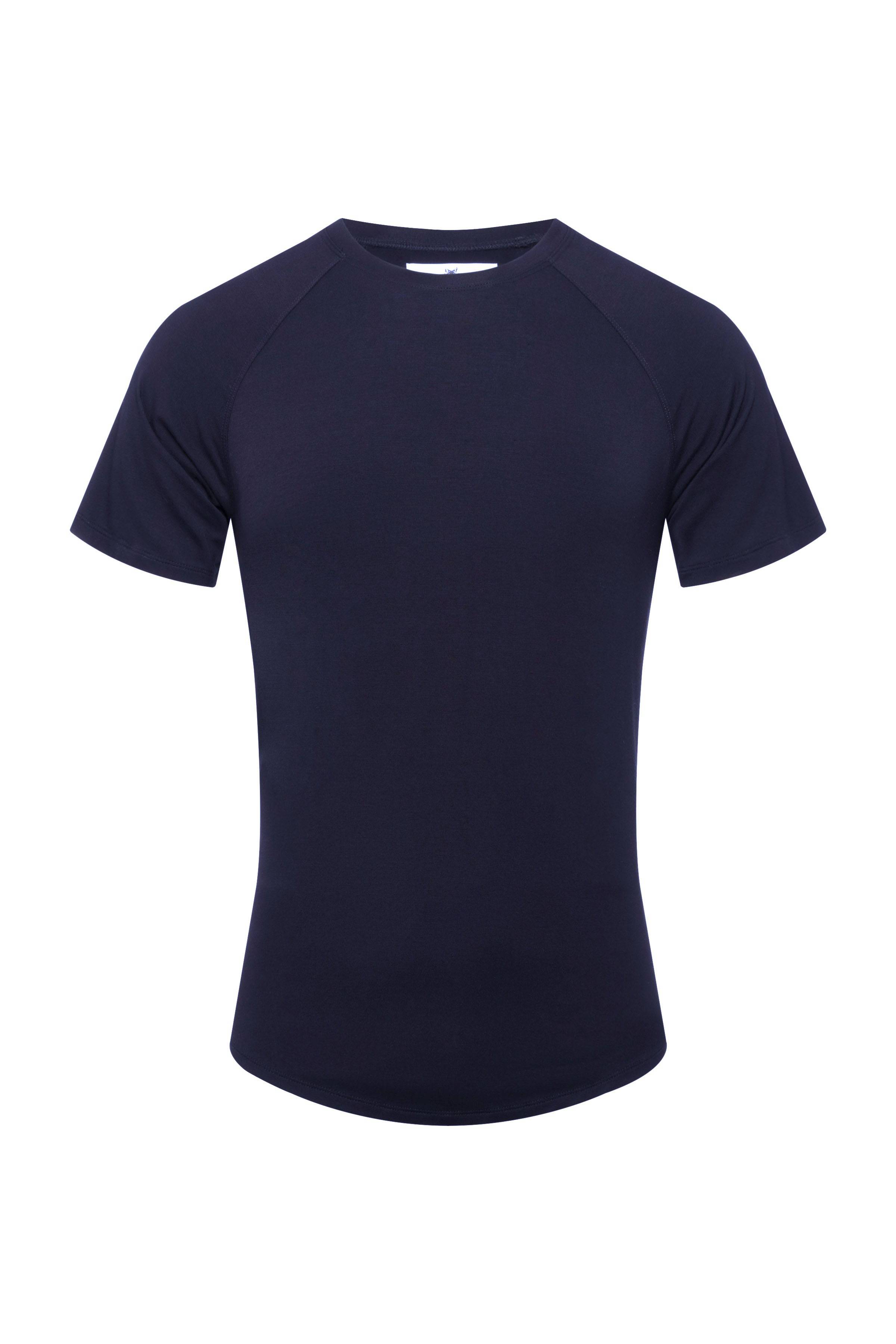 Navy Huxley T-Shirt - Tops - Wolfe Co. Apparel and Goods