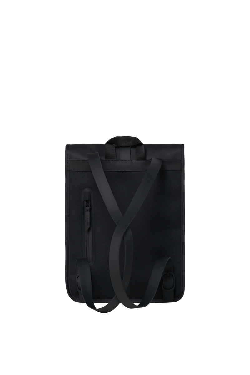 Black Rolltop Rucksack Mini - Bag - Wolfe Co. Apparel and Goods