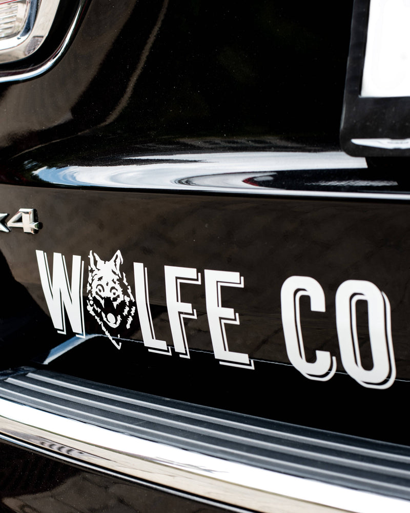Car Decal - Sticker - Wolfe Co. Apparel and Goods