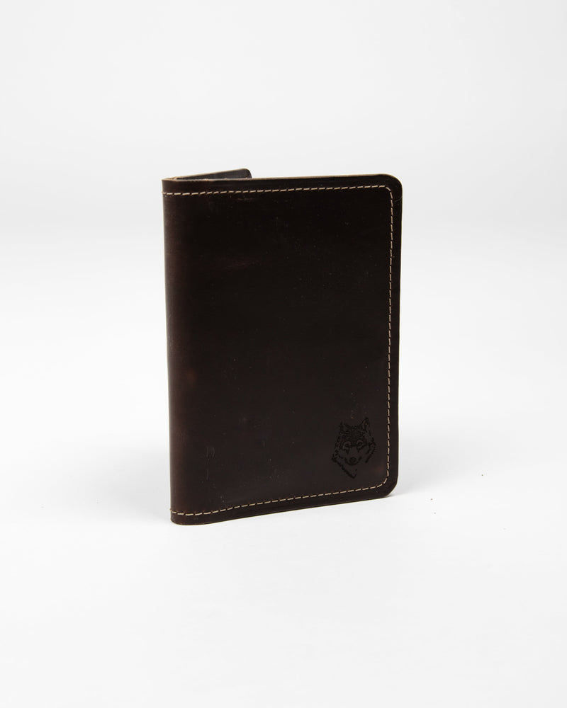 Chocolate Leather Passport Cover - Wallet - Wolfe Co. Apparel and Goods