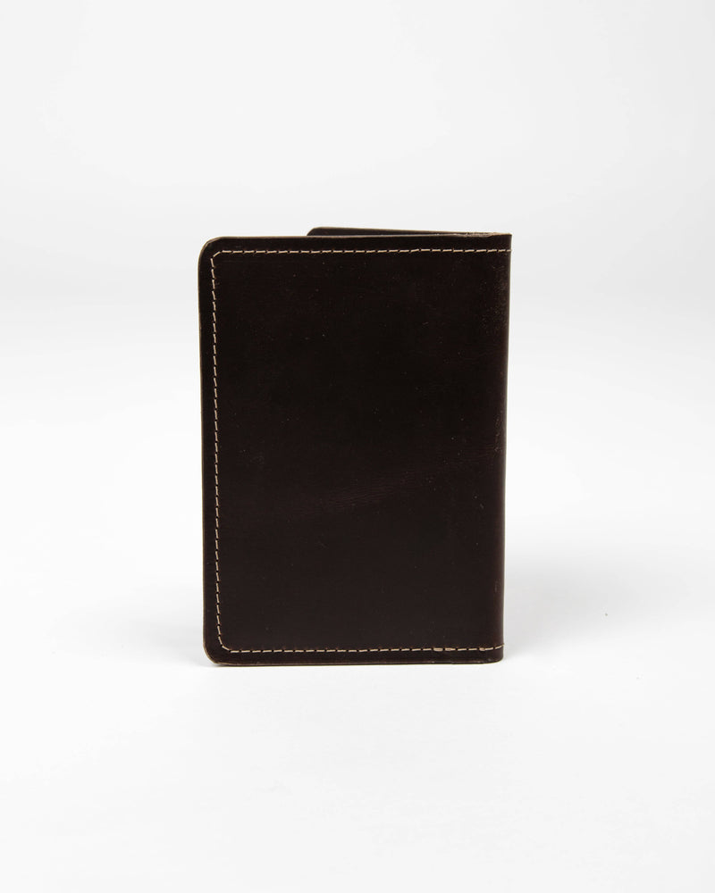 Chocolate Leather Passport Cover - Wallet - Wolfe Co. Apparel and Goods