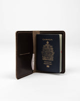 Chocolate Leather Passport Cover - Wallet - Wolfe Co. Apparel and Goods