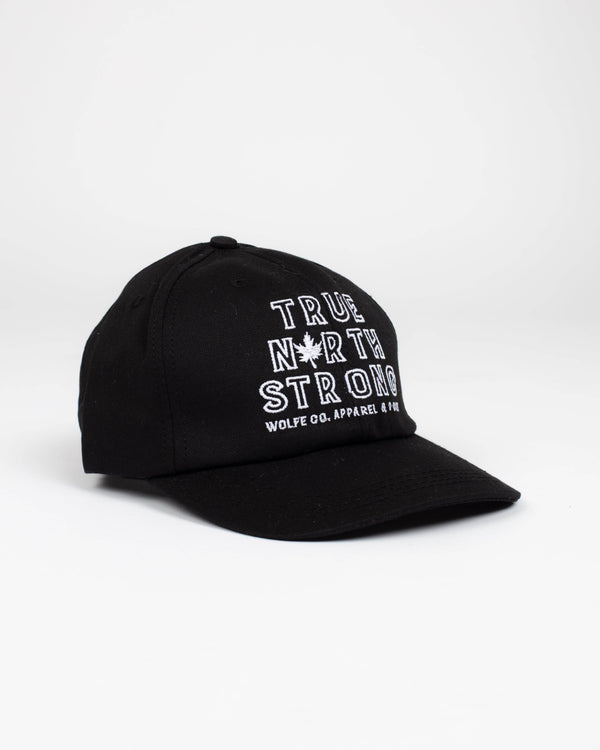 True North Strong Strap Back - Hats - Wolfe Co. Apparel and Goods
