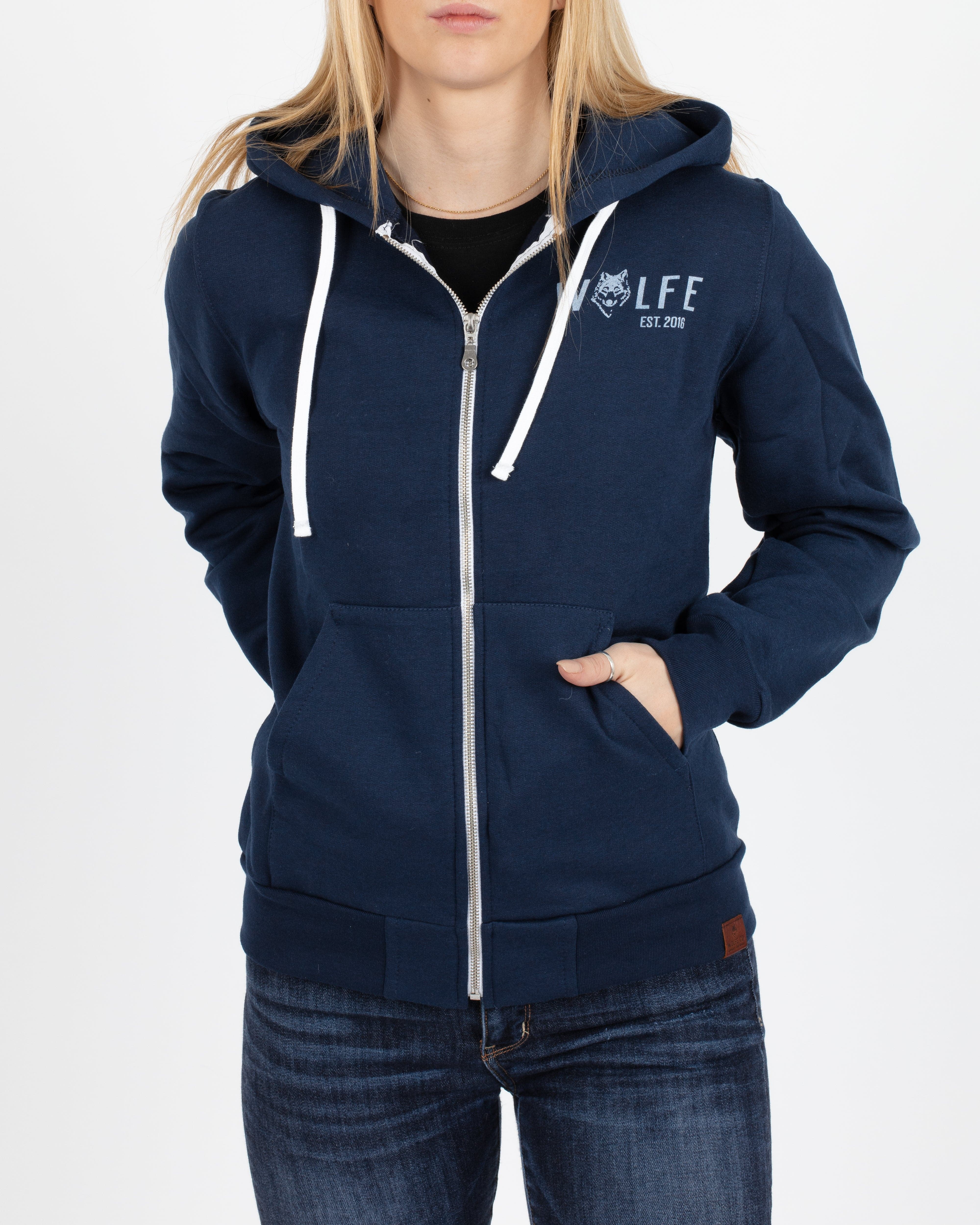 MacKenzie Full Zip Hoodie - Tops - Wolfe Co. Apparel and Goods