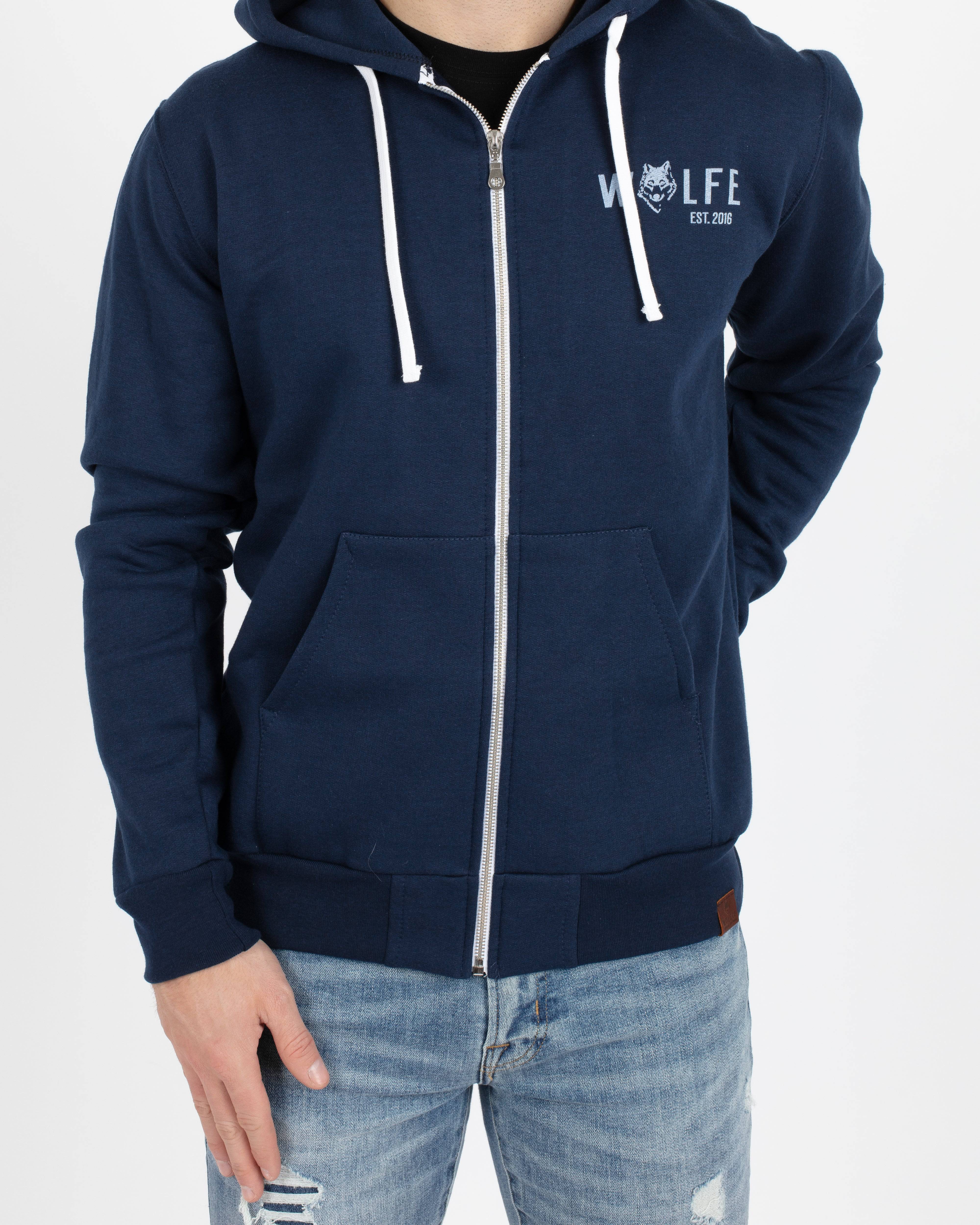 MacKenzie Full Zip Hoodie - Tops - Wolfe Co. Apparel and Goods