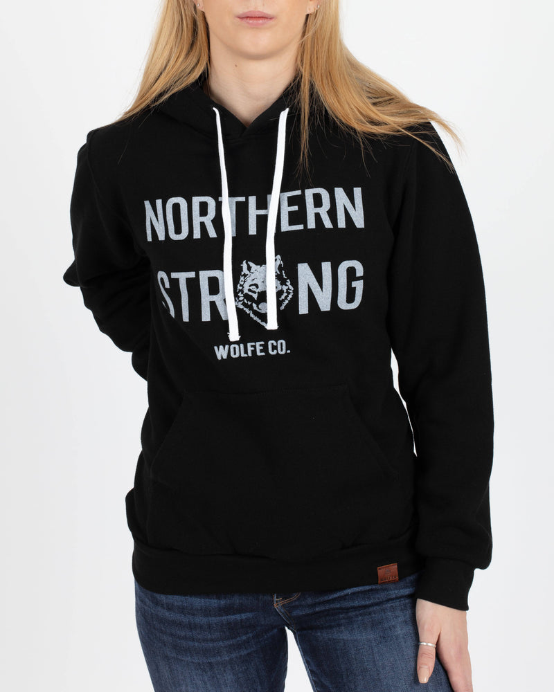 Northern Strong Pullover Hoodie - Tops - Wolfe Co. Apparel and Goods