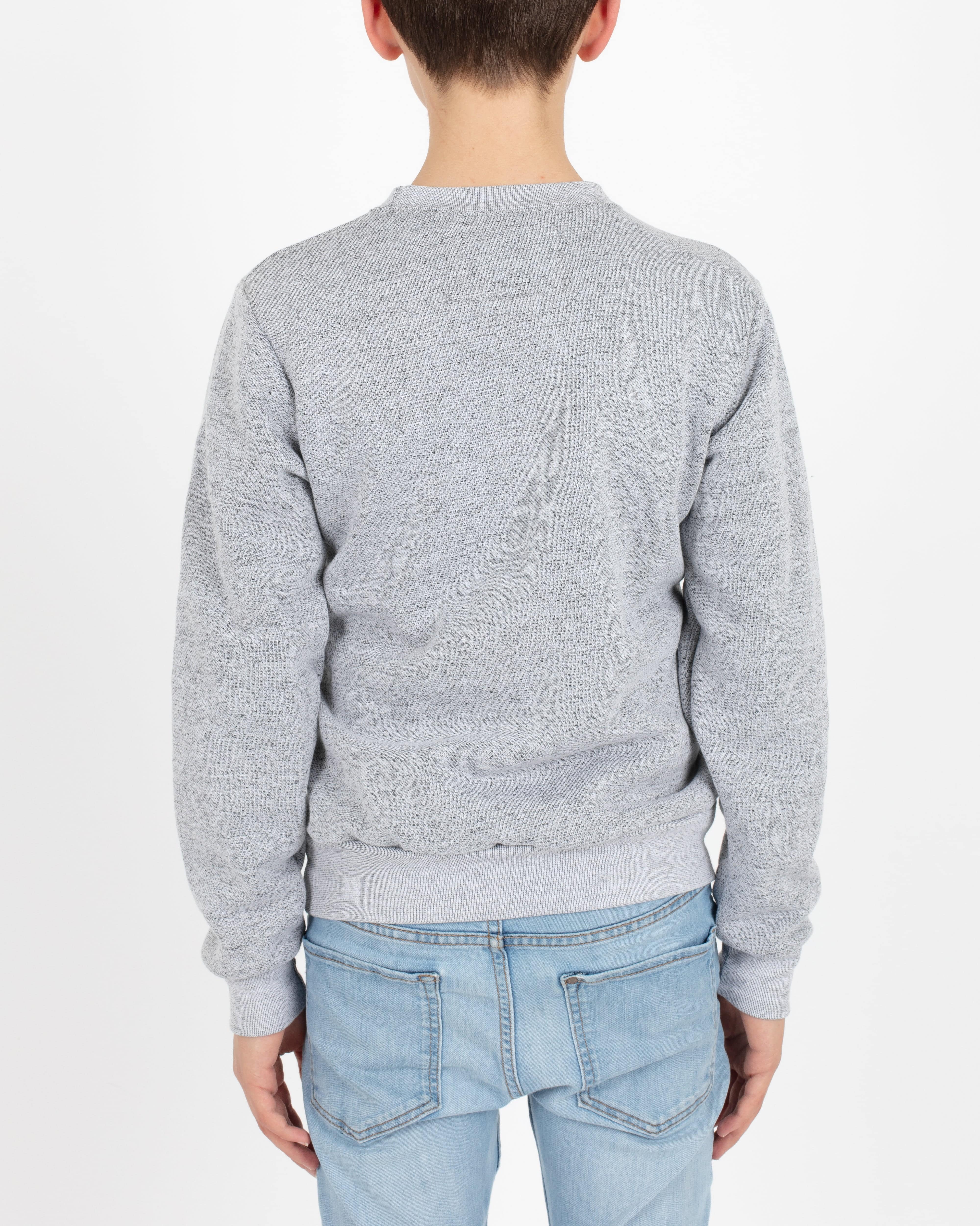Wolfe Cubs Marled White Crewneck - Tops - Wolfe Co. Apparel and Goods