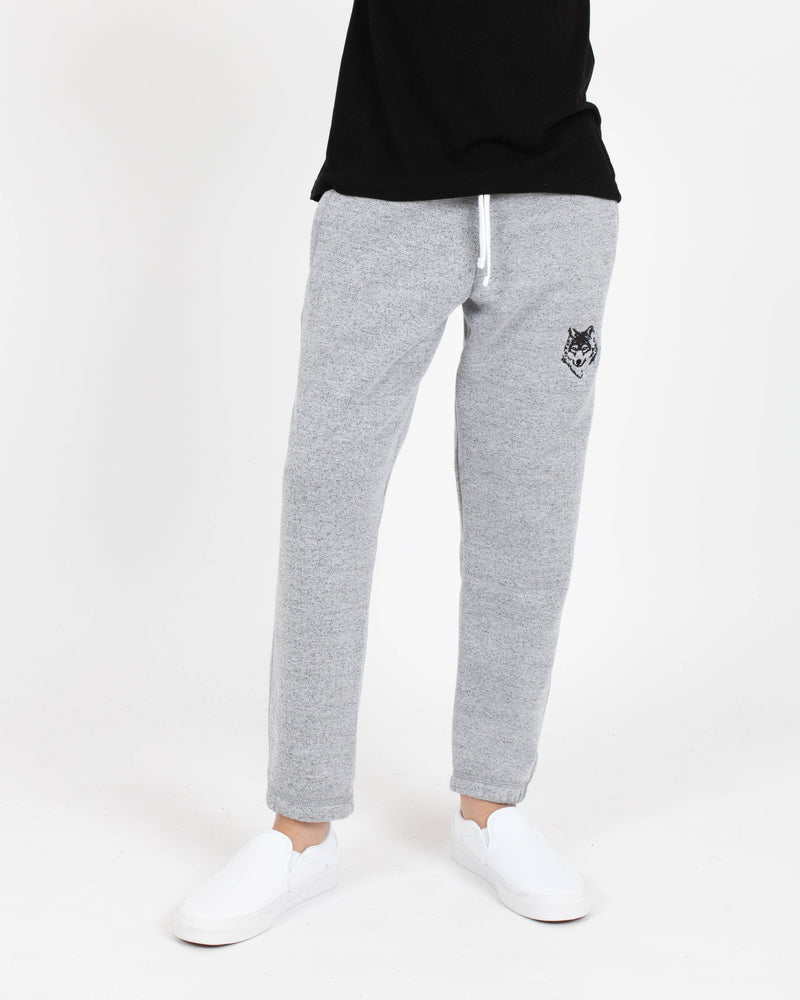 Wolfe Cubs Marled White Sweatpants - Bottoms - Wolfe Co. Apparel and Goods