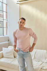 Blush Long Sleeve Huxley - Tops - Wolfe Co. Apparel and Goods